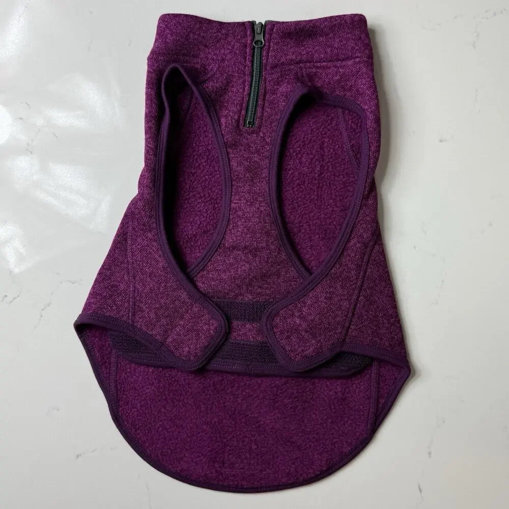 Kurgo K9 Core Dog Sweater M Heather Violet NWT Fleece Jacket Harness Access New